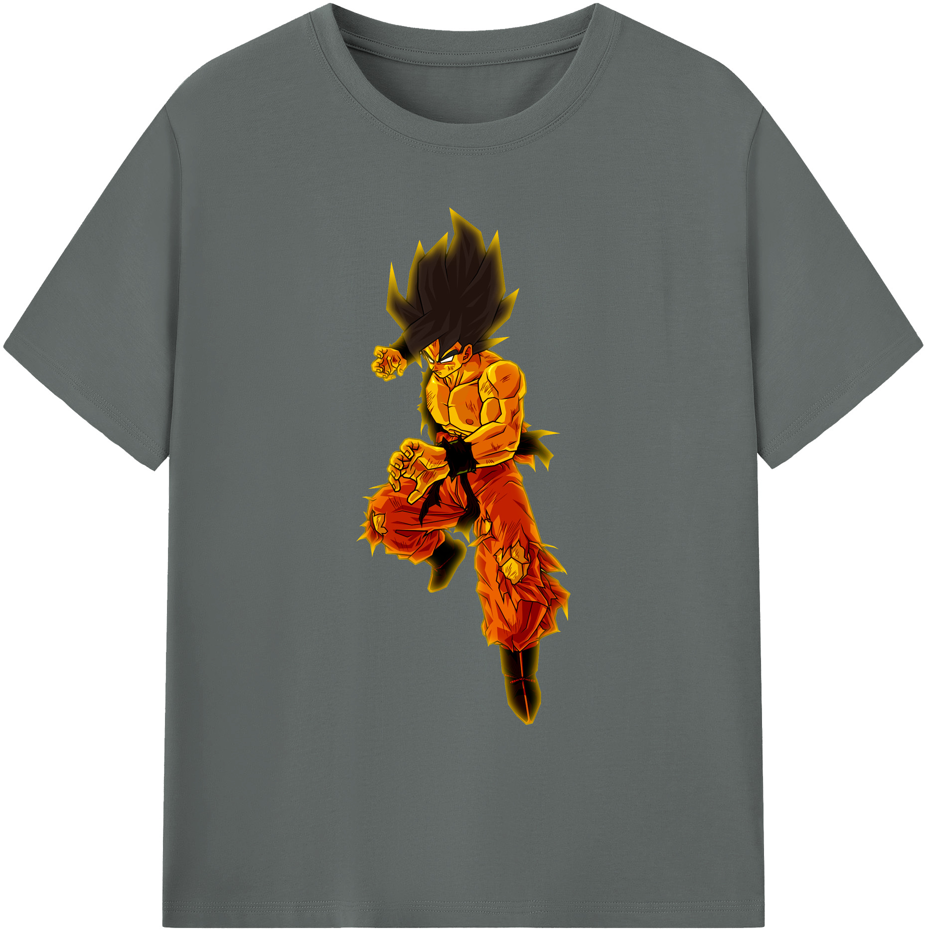 （画像用） ドラゴンボール 孫 悟飯（そんごはん）DRAGON BALL Son Gohan 綿100％ メンズ半袖Tシャツ｜肌触りやわらか＆通気性